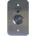 BOUTON SORTIE PMR SONORE LUMINEUX FACADE 100X40MM