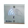 BOUTON DE SORTIE INFRAROUGE SONORE ET VISUEL INOX ENCASTRE
