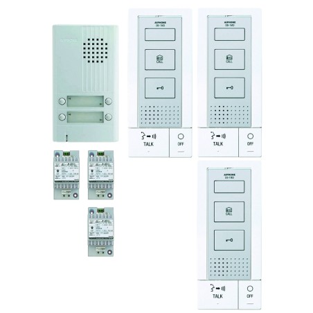 KIT AUDIO ALU SAILLIE 4BP 3 POSTES MAINS LIBRES