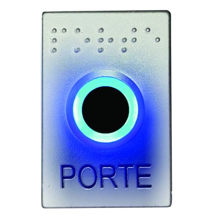 BOITIER SAILLIE POUR BOUTON POUSSOIR FINITION CHROME MAT