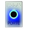 BOITIER D'ENCASTREMENT POUR BOUTON POUSSOIR FINITION CHROME