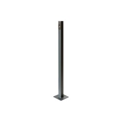 POTELET ACIER HAUT. 1M TUBE...