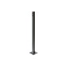 POTELET ACIER HAUT. 1M TUBE CARRE 50MM + BOUTON POUSSOIR PMR