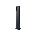 BORNE PARKING ACIER HAUTEUR 1.20M VISIERE