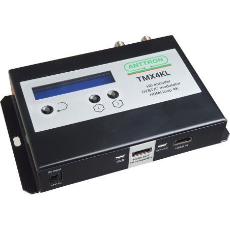 Encodeur HD 4K - Modulateur HDMI vers CFODM ou QAM - Loop sortie HDMI