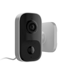 Caméra IP 4MP WiFi blanche IA personnes, animaux, véhicules