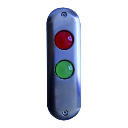 PLATINE DE SIGNALISATION LEDS ROUGE / VERTE 12/24V