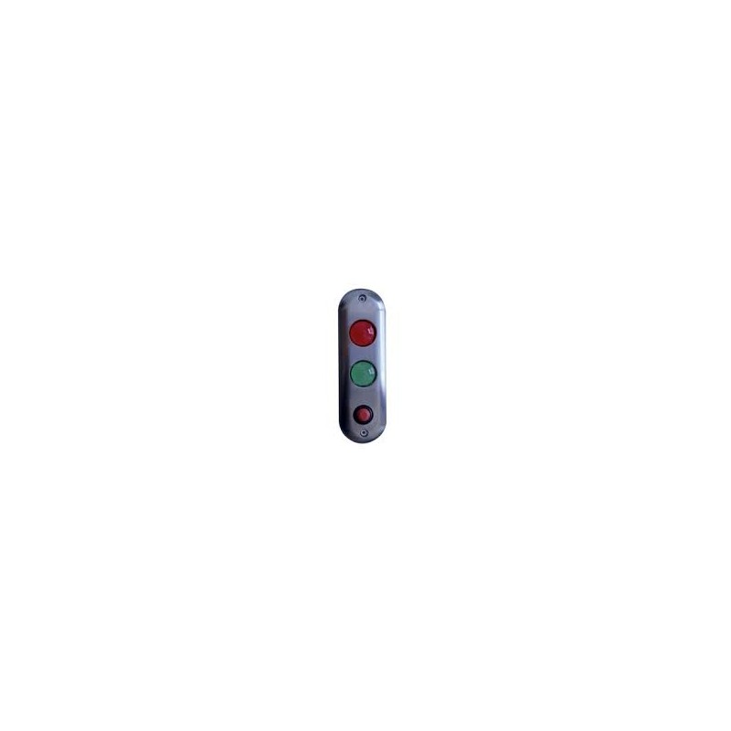 PLATINE DE SIGNALISATION & APPEL LEDS ROUGE / VERTE 12/24V