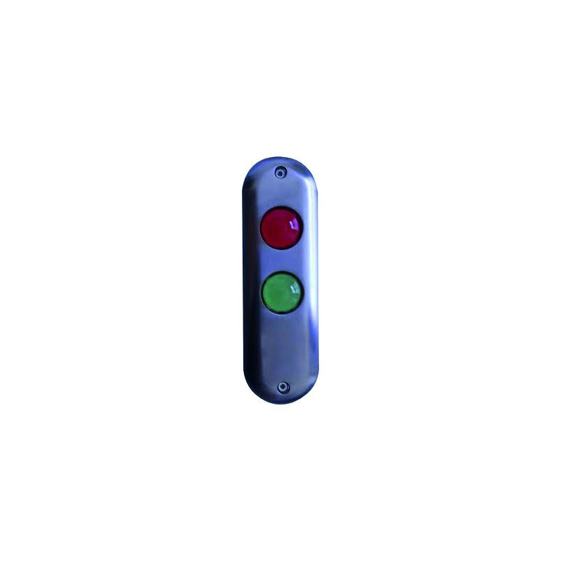 PLATINE DE SIGNALISATION LEDS ROUGE / VERTE & BUZZER - 12/24