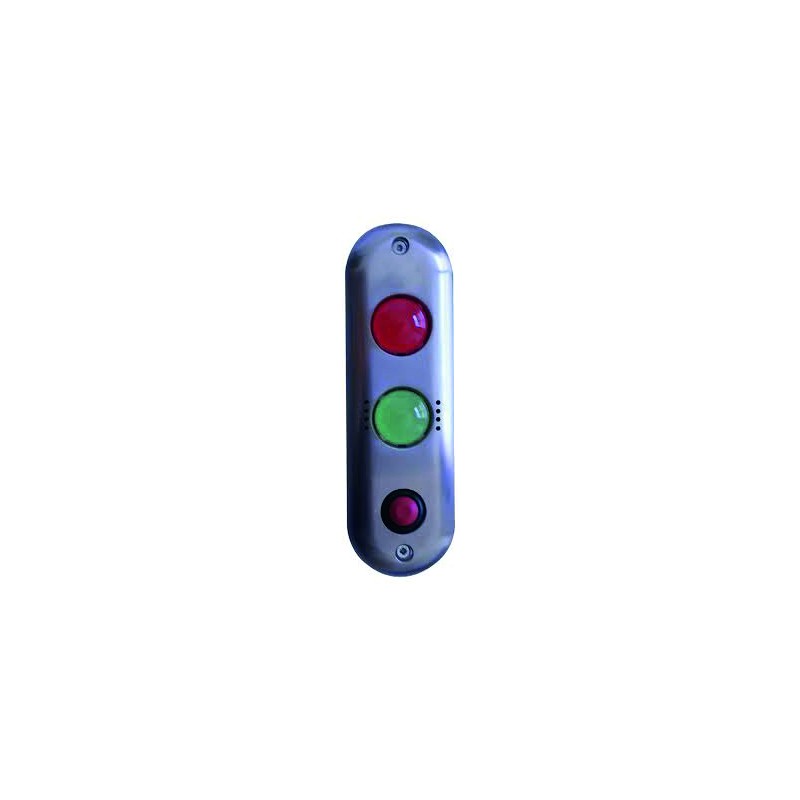 PLATINE D'APPEL + SIGNALISATION LEDS ROUGE / VERTE & BUZZER