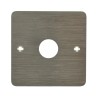 PLAQUE ACIER INOXYDABLE 80 x 80 MM PERCAGE DIAMETRE 19 MM