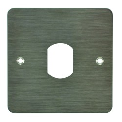 PLAQUE INOX 80 x 80 MM AVEC...
