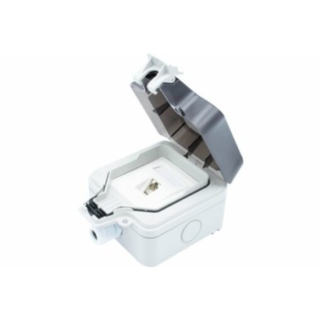 Boitier étanche IP66 avec Face Avant et Noyau RJ45 Cat6A