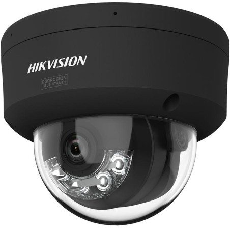 MINIDOME IP NOIR 4MP 2.8MM COLORVU HYBRID LED/IR30M MIC I/O IP67/IK10/NEMA4X POE