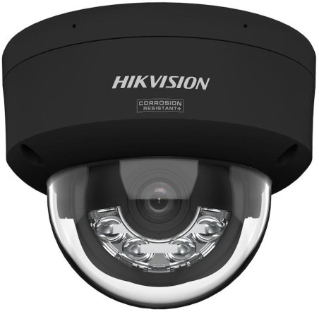 MINIDOME IP NOIR 8MP 2.8MM COLORVU 3.0 HYBRID LED/IR30M I/O IP67/IK10/NEMA4X POE