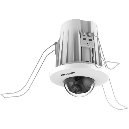 MINIDOME IP ENCASTRABLE 4MP F2.8MM ACUSENSE MIC POE/12V