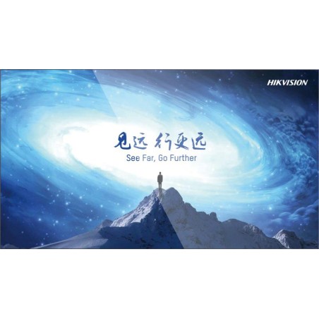 ECRAN 65'' MUR D'IMAGE 3.5MM FHD LED DP HDMI IN/OUT 500CD 178°(H/V) METAL 24/7