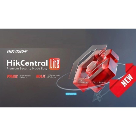 LICENCE HIKCENTRAL LITE 1 CAMERA ANPR/LPR (LECTURE DE PLAQUE)
