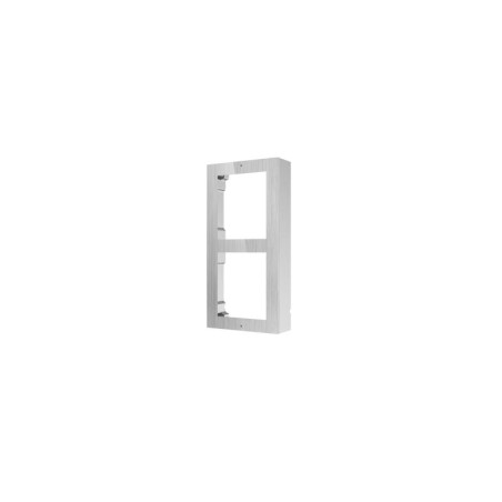 FACADE ALU/INOX MONTAGE SAILLIE POUR PLATINE KD8003 2 MODULES