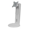 SUPPORT BUREAU BLANC 15-27'' VESA 75/100 MAX 8KG ROT. 360° INCL. -5°/+25° H:13CM