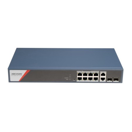 SWITCH MANAGEABLE 8XPOE GIGABIT + 2XRJ45 + 2XSFP COMBO 130W LONG RANGE 300M