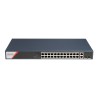 SWITCH MANAGEABLE 24XPOE GIGABIT + 2XRJ45 + 2XSFP COMBO 370W LONG RANGE 300M