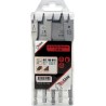 SET DE 5 MECHES BOIS 13-18-22-28-35 X 152MM
