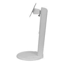 SUPPORT BUREAU BLANC 15-27'' VESA 75/100 MAX 8KG ROT. 360° INCL. -5°/+25° H:13CM