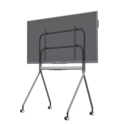 SUPPORT MOBILE SUR ROULETTES 55-86'' VESA 800X600 MAX 100KG EASY TO MOVE