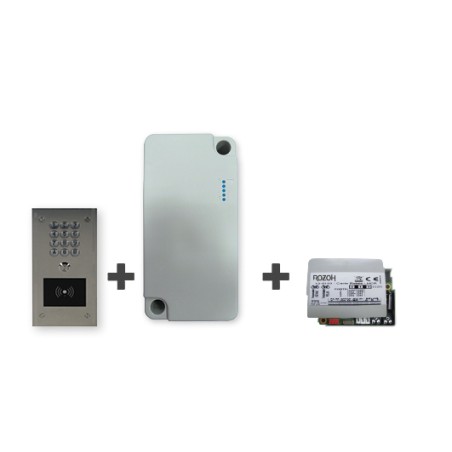ROZOHBOX Clavier codé + lecteur R3020001+ carte relais R1030001 + GSM Eco 10 ANS