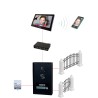 Kit villa IP saillie - 1 BP digital - 1 moniteur 7'' switch et renvoi gsm 10 ans
