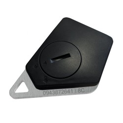 Télécommande 4 boutons 868MHz noire bi-techno mifare code site Noralsy