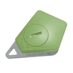 Télécommande 4 boutons 868MHz verte bi-techno mifare code site Noralsy