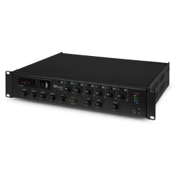 Amplificateur Public adress, 240 W, 6 Zones, 100V, USB BT Radio Internet-PMP240