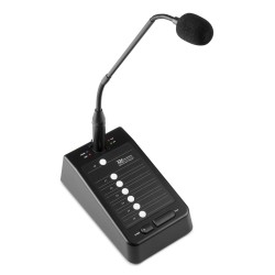 Micro paging Public Adress, 6 zones, pour amplificateurs PMP