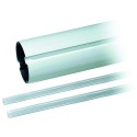 LISSE TUBULAIRE EN ALU LAQUE BLANC LONGUEUR 4M DIAM 100 POUR