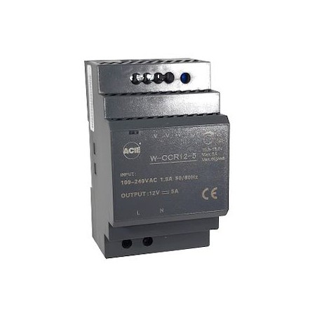 ALIMENTATION RAIL-DIN 5A 12VCC