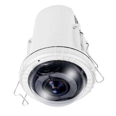 FISHEYE ENCASTREMENT INDOOR 360° 12MP15 F1.22MM AI VORTEX WDR SD512GB NDAA POE