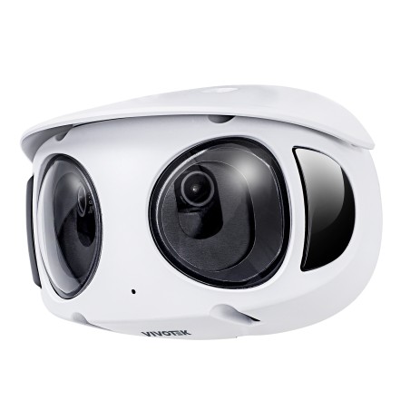 DUAL VANDAL DOME 2X4MP15 180° 2.8MM AI VORTEX IR20 SD512G MIC IP66/IK10 NDAA POE