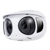 DUAL VANDAL DOME 2X4MP15 180° 2.8MM AI VORTEX IR20 SD512G MIC IP66/IK10 NDAA POE