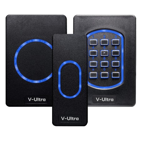 Lecteur V-ULTRA Slim VAUBAN - Wiegand 32/56 bits - noir - cable 0,5m