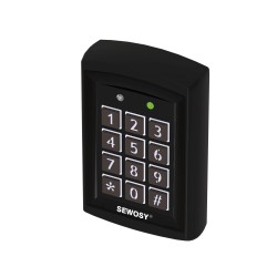Clavier à code et badge noir EM 125kHz - bornier