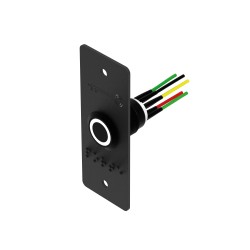 Bouton poussoir noir INOX...