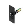 Bouton poussoir noir INOX 19 mm vert/blanc NO+NC + PBP19_4-N