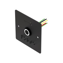 Bouton poussoir noir INOX...