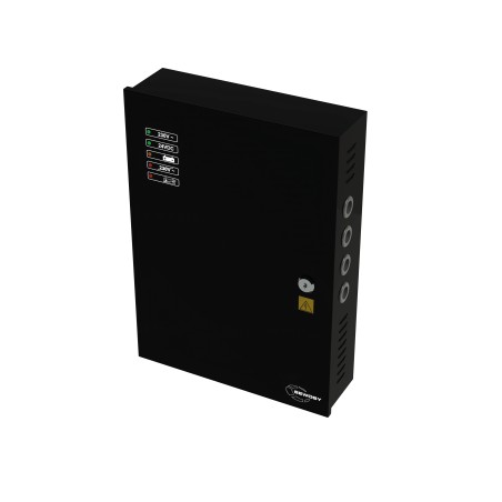 Alimentation à découpage noire 12V DC 5 A (emplacement 2 accus 7 Ah)