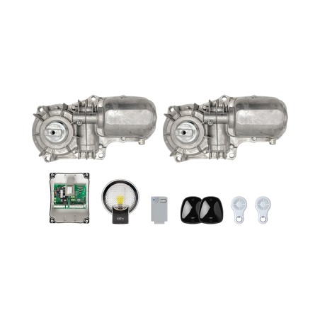 KIT ENTERRÉ BATTANT 3,5 M, 230V ARMOIRE DE CMDE CT202 1X LUMY 1X FT33 2X SUB44WR