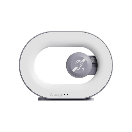 Borne accueil hybride, technologie boucle et Auracast. Micro OP-M81, combiné mai