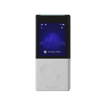 Récepteur/émetteur Auracast portable avec écran tactile des flux auracast