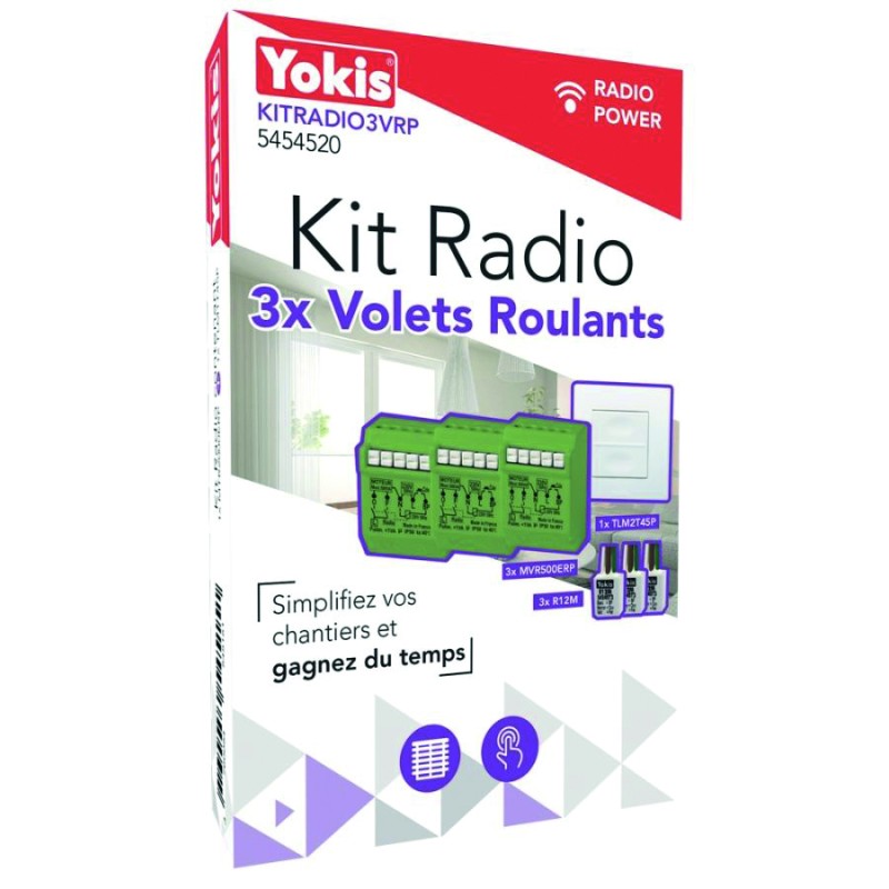 KIT CENTRAL 3 VOLETSROULANTS